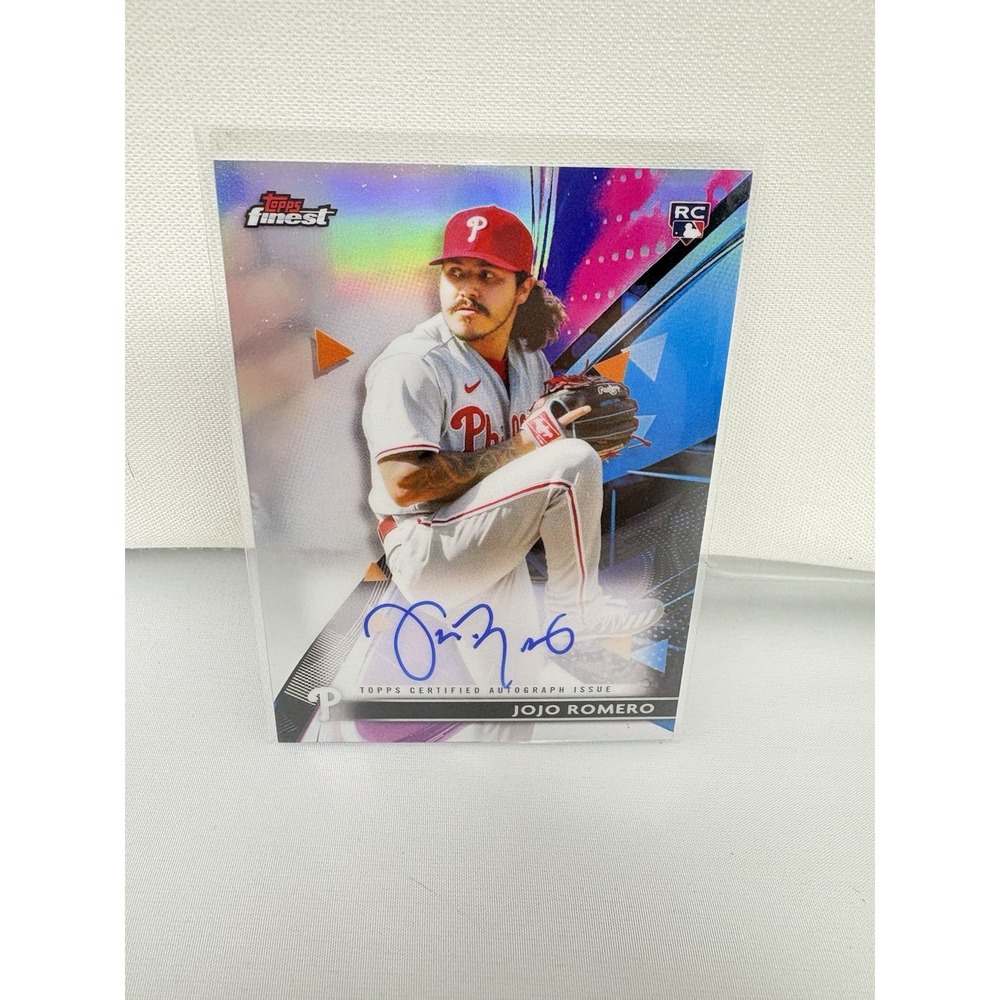 Jojo Romero 2021 Topps Finest Refractor RC Auto #FA-JRO